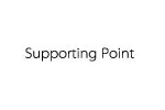 Supporting Point